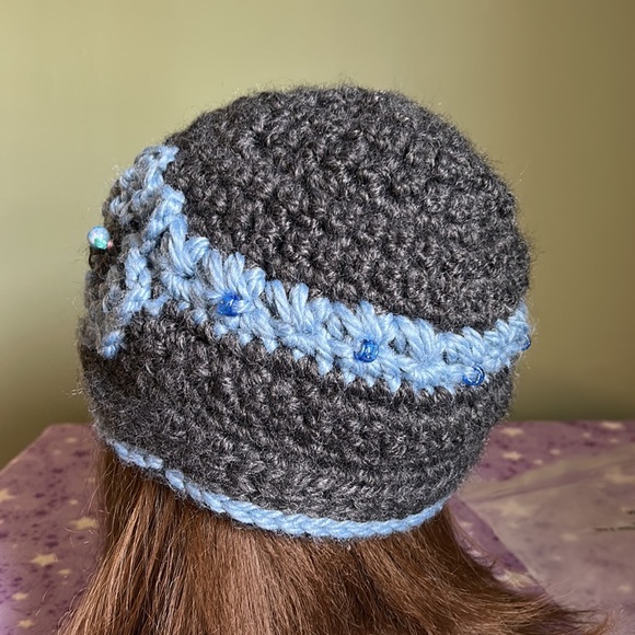 2 for $23.00 set crochet beanie medium acrylic blend new - Picture 5 of 6